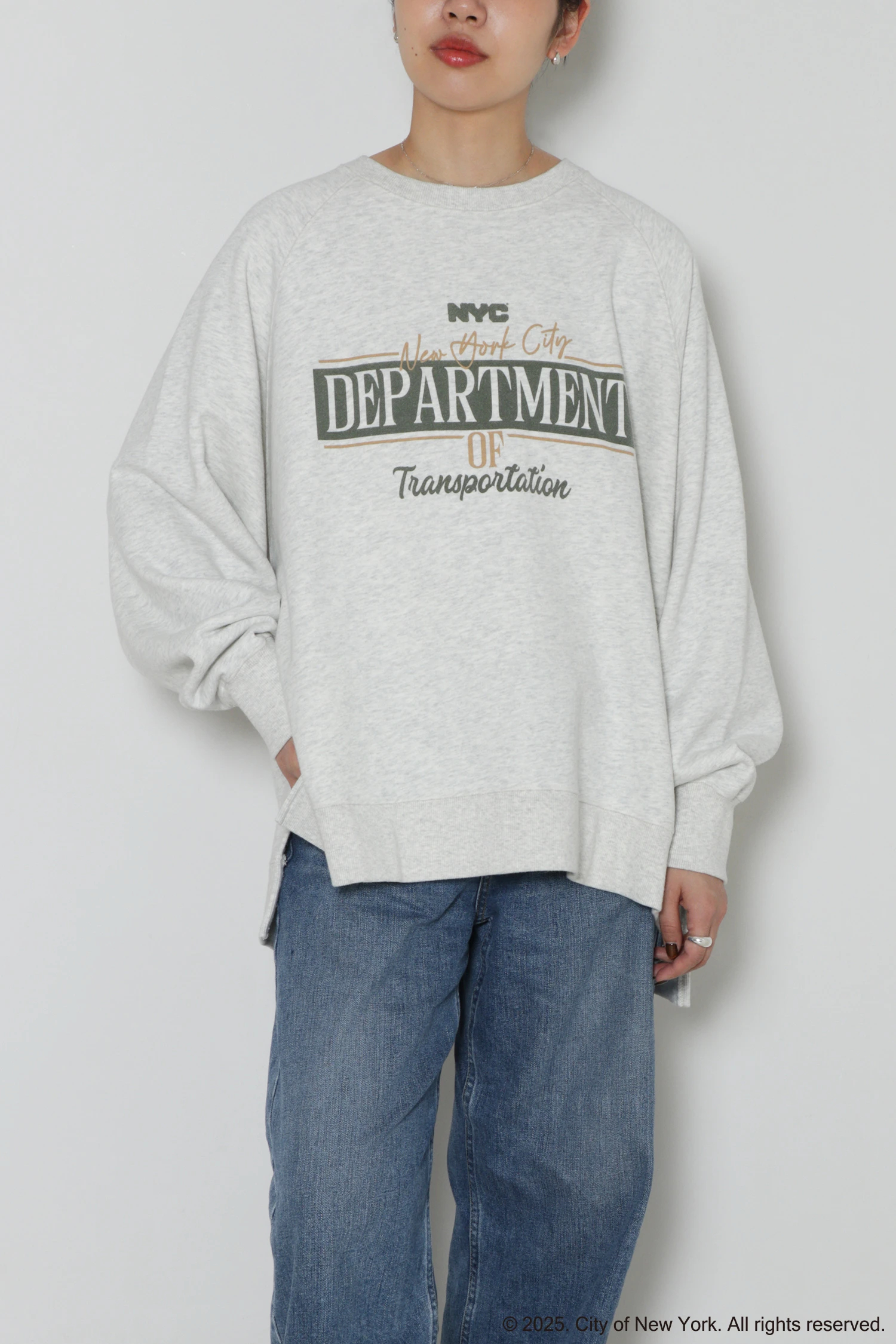 【GOOD ROCK SPEED】NYC BIG WIDE SWEAT ホワイト GOOD ROCK SPEED】NYC BIG WIDE SWEAT ホワイト