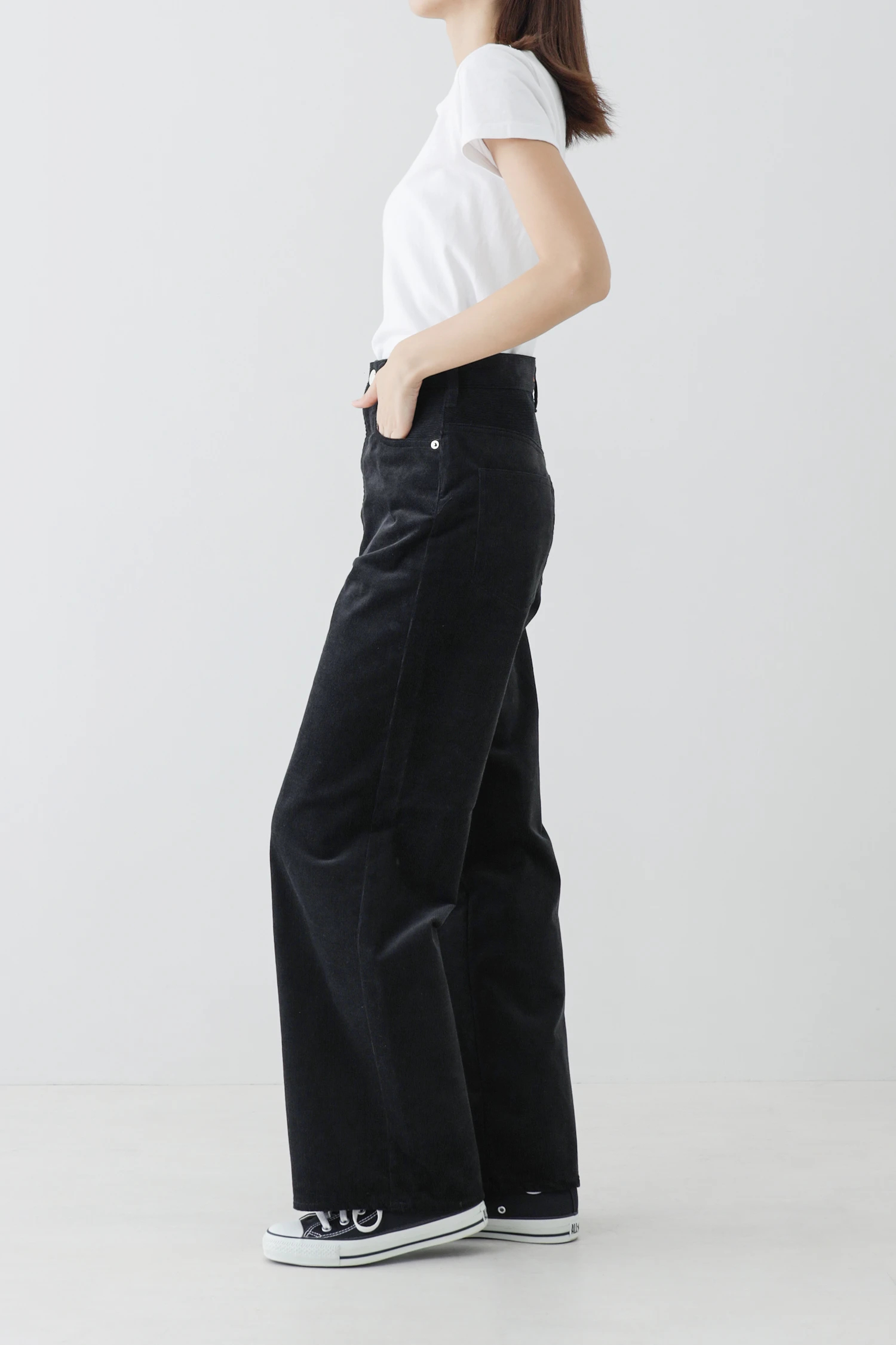 【BLACK】NEEDBY heritage LUNA PANTS NEEDBY heritage（ニードバイ ヘリテージ）｜LUNAアイテムの詳細