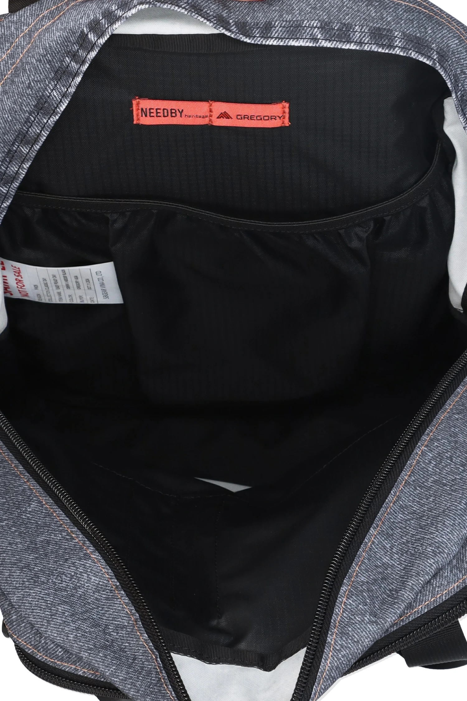 GREGORY NEEDBY ダークグレー リュック GREGORYがデニムブランド「NEEDBY heritage」とコラボ！特別なバッグ全