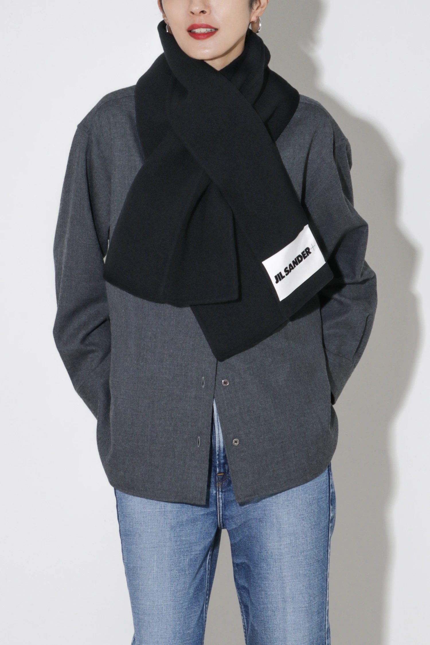 JIL SANDER+（ジルサンダープラス）｜SCARF 126 DBアイテムの