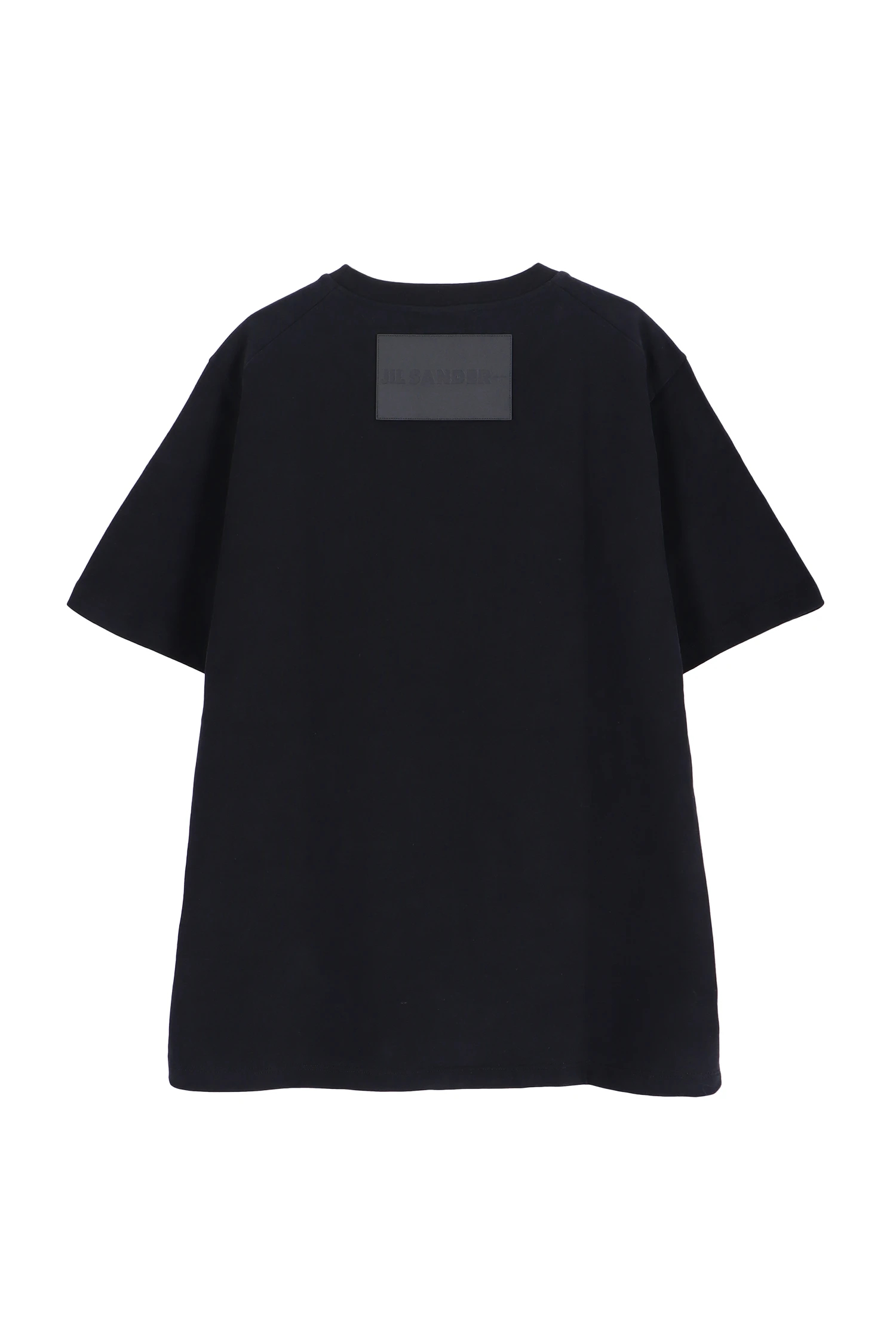 JIL SANDER+ ブラック Tシャツ JIL SANDER+（ジルサンダープラス）｜T-SHIRT CN SS W/LHアイテムの