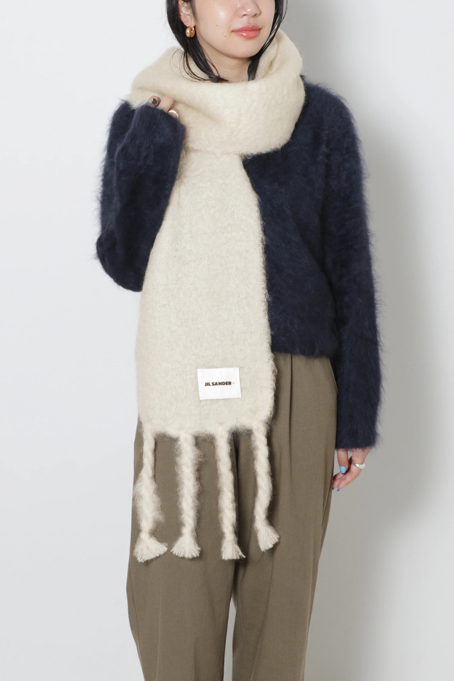 JIL SANDER+（ジルサンダープラス）｜PLAIN SCARF + LABELアイテムの