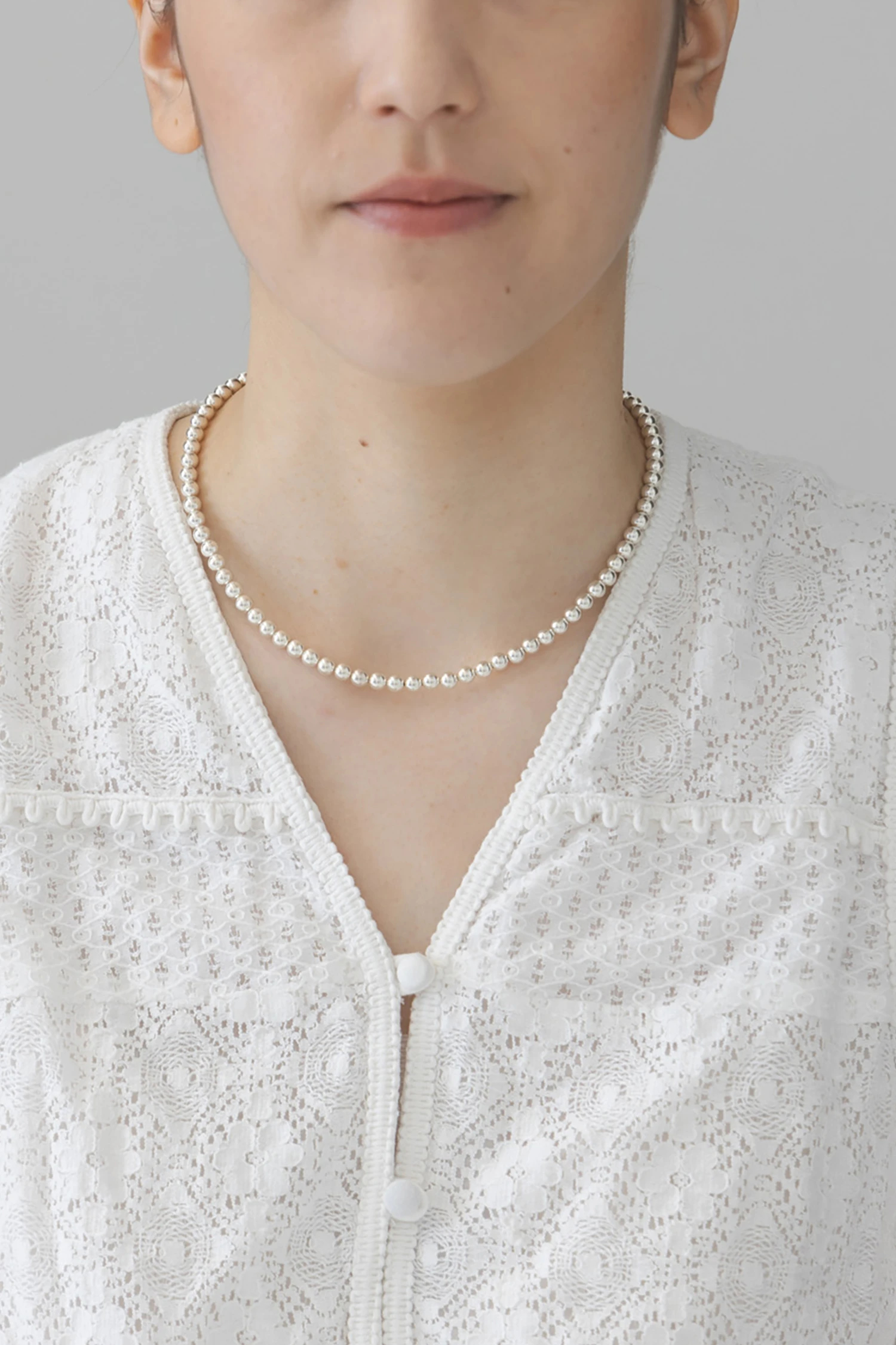 エリッカニコラスビケイ　shinnyナバホパール2本セット ERICKA NICOLAS BEGAY（エリッカニコラスビゲイ）｜ﾅﾊﾞﾎﾊﾟｰﾙNC 5mm