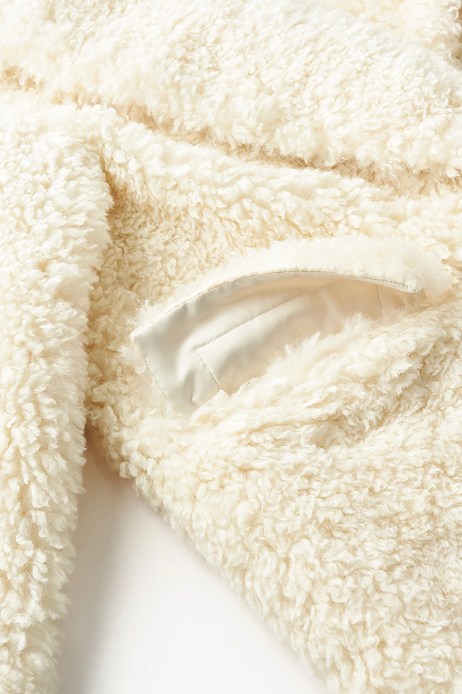 JUEMI ムートンコート ボアコート Seam Tape Short Mouton Coat