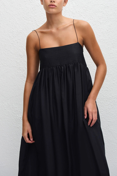 MATTEAU(マトー) |Empire Pintuck Bodice Dress