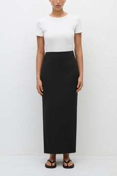 MATTEAU(マトー) |Crepe Column Skirt
