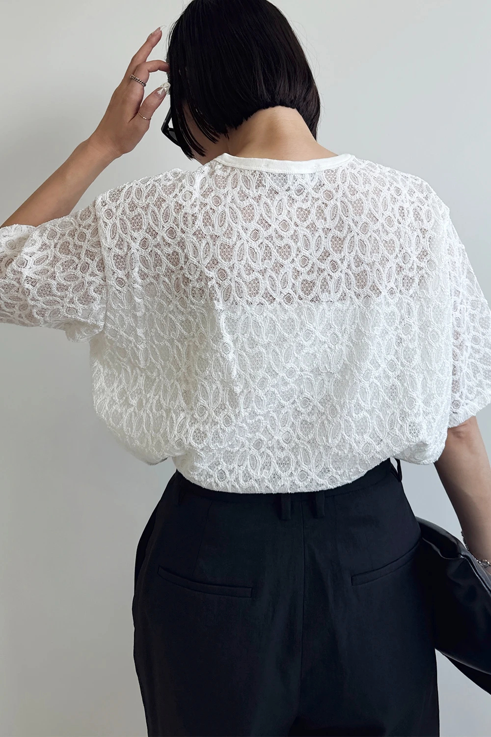 IRONING（アイロニング）｜round lace c/teeアイテムの詳細