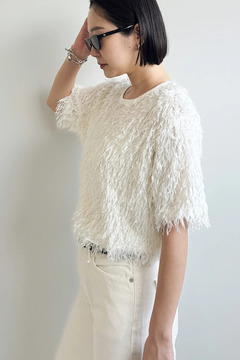 IRONING(アイロニング) |feather tulle S/S tee