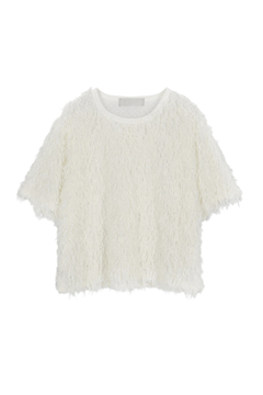 IRONING(アイロニング) |feather tulle S/S tee